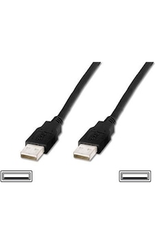 Digitus AK-300101-018-S 1.8 M USB 2.0 to USB 2.0 Erkek-Erkek AWG28 USB 2.0 Kablo Digitus AK-300101-018-S 1.8 M USB 2.0 to USB 2.0 Erkek-Erkek AWG28 USB 2.0 Kablo