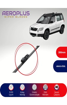 Aeroplus Skoda Yeti Arka Silecek 2009-2016 Aeroplus Skoda Yeti Arka Silecek 2009-2016