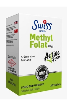Swiss Bork Methyl Folat 30 Tablet Swiss Bork Methyl Folat 30 Tablet