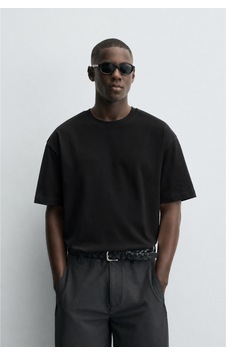 Modivibe Erkek Oversize T-shirt Kalın Dokulu %100 Pamuk Geniş Kesim Siyah Modivibe Erkek Oversize T-shirt Kalın Dokulu %100 Pamuk Geniş Kesim Siyah
