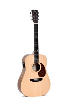 Sigma Dsme Dreadnought Short Scale Elektro Akustik Gitar Natural Sigma Dsme Dreadnought Short Scale Elektro Akustik Gitar Natural