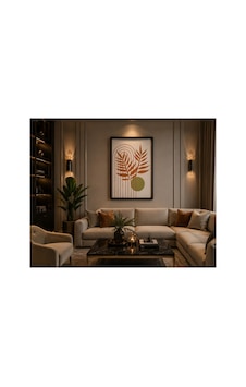 Modern Soyut Yaprak Duvar Tablosu 50x70 Cm 5 Cm Derin Çerçeveli Mdf Tuval Kumaş Baskılı Premium De Modern Soyut Yaprak Duvar Tablosu 50x70 Cm 5 Cm Derin Çerçeveli Mdf Tuval Kumaş Baskılı Premium De