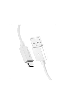 Spigen Usb-a To Usb-c 2 Metre Kablo 60w Güç / Hızlı Şarj / 480 Mbps Data Aktarım Hızı Type-c Ekstra Dayanıklı White Spigen Usb-a To Usb-c 2 Metre Kablo 60w Güç / Hızlı Şarj / 480 Mbps Data Aktarım Hızı Type-c Ekstra Dayanıklı White