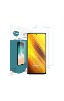 Microsonic Xiaomi Poco X3 Pro Screen Protector Nano Glass Cam Ekran Koruyucu 3 Pack