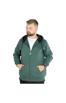 Mode Xl Erkek Sweatshirt Kapşonlu Zippered Basic 20543 Nefti Mode Xl Erkek Sweatshirt Kapşonlu Zippered Basic 20543 Nefti