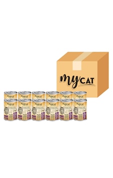 Mycat Kuzu Parça Etli Kısırlaştırılmış Yetişkin Kedi Konservesi 12 x 400 G Mycat Kuzu Parça Etli Kısırlaştırılmış Yetişkin Kedi Konservesi 12 x 400 G