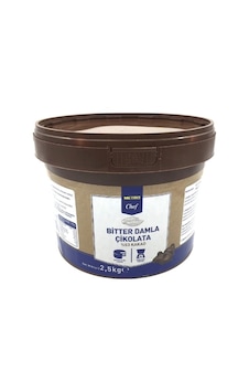 Metro Chef Bitter Damla Çikolata 2500 G
