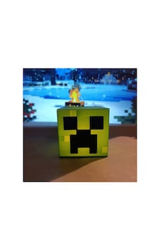 Minecraft Creeper Tealight Led Lamba Yeşil