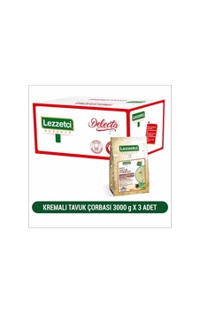 Lezzetçi Kremalı Tavuk Çorbası 3 x 3 KG Lezzetçi Kremalı Tavuk Çorbası 3 x 3 KG
