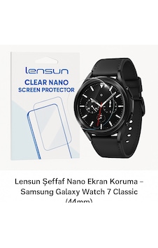Lensun Şeffaf Nano Ekran Koruma Samsung Uyumlu Galaxy Watch 7 Classic Lensun Şeffaf Nano Ekran Koruma Samsung Uyumlu Galaxy Watch 7 Classic