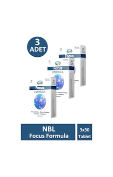 Nbl Focus Formula 30 Tablet 3 Adet