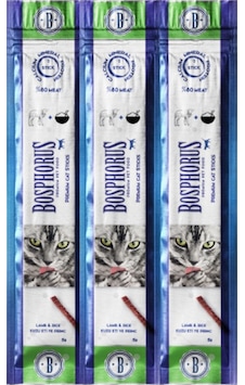 Bosphorus Kuzu Etli ve Pirinçli Kedi Ödülü 3 x 5 G Bosphorus Kuzu Etli ve Pirinçli Kedi Ödülü 3 x 5 G