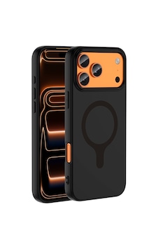 İphone 18 Pro Kılıf M-safe Şarj Özellikli Zore Aris Silikon Kapak - Siyah İphone 18 Pro Kılıf M-safe Şarj Özellikli Zore Aris Silikon Kapak - Siyah