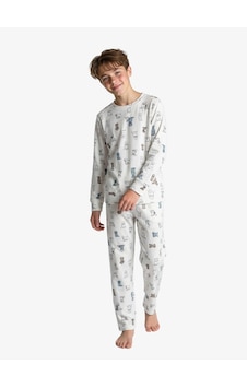 Blackspade Erkek Çocuk Pijama Takımı 41024 - Desenli Blackspade Erkek Çocuk Pijama Takımı 41024 - Desenli
