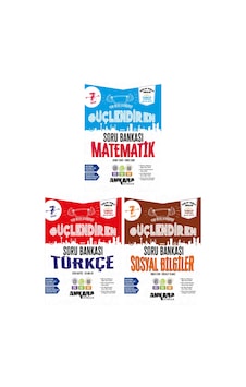 Ankara 2027 7. Sınıf Matematik + Türkçe + Sosyal Bilgiler Güçlendiren Soru Bankası Seti 3 Kitap Maarif Model Ankara 2027 7. Sınıf Matematik + Türkçe + Sosyal Bilgiler Güçlendiren Soru Bankası Seti 3 Kitap Maarif Model