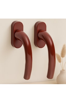 Pvc Pencere Kolu 2'li Kahverengi