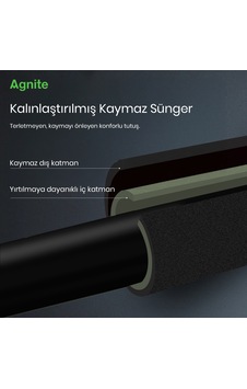 Agnite Er063-gr Gelişmiş Ayarlanabilir Kapı Aralığı Barfiks Çubuğu 90 140 Cm Kaymaz Tabanlı Gri