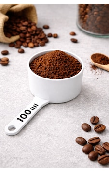 Kahve Ölçeği, 5 Li Kahve Ölçek Seti. 10-25-40-50-100 Ml Beyaz - 833936496 Diğer
