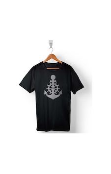 Çapa Yelken Sonsuzluk Anchor Çift Sevgili Baskılı Tişört Unisex T-shirt 001 Çapa Yelken Sonsuzluk Anchor Çift Sevgili Baskılı Tişört Unisex T-shirt 001