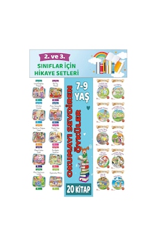 2.ve 3.sınıflar İçin Birbirinden Güzel 20 Li Hikaye Seti 2.ve 3.sınıflar İçin Birbirinden Güzel 20 Li Hikaye Seti