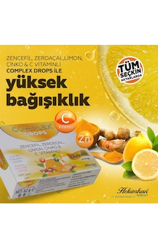 Hekimhan Complex Zencefil Zerdeçal Limon Çinko & C Vitaminli Dro