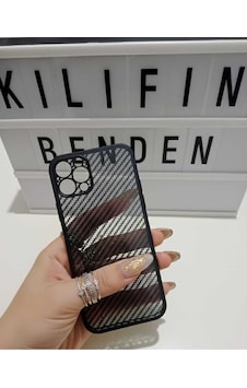 Apple Uyumlu iPhone 13 Pro Max Karbon Fiber Kılıf Modeli Siyah Apple Uyumlu iPhone 13 Pro Max Karbon Fiber Kılıf Modeli Siyah
