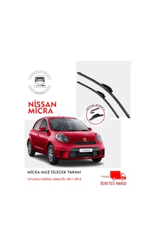 Nissan Micra Ön Cam Silecek Seti Araca Özel Aparat 2011 Nissan Micra Ön Cam Silecek Seti Araca Özel Aparat 2011