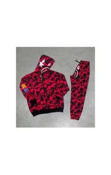 Bomii Çocuk Bape Alt Üst Takım Eşofman Takımı Kırmızı - 936290063 Kırmızı Bomii Çocuk Bape Alt Üst Takım Eşofman Takımı Kırmızı - 936290063 Kırmızı