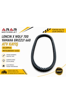 Loncın X Wolf 700-yamaha Grızzly 660 Atv Kayış 33.2x944 Mıtsuboshı-4453 1 Adet Loncın X Wolf 700-yamaha Grızzly 660 Atv Kayış 33.2x944 Mıtsuboshı-4453 1 Adet