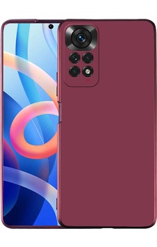 Xiaomi Redmi Note 11s Global Kılıf Zore Premier Silikon Kapak Mürdüm Xiaomi Redmi Note 11s Global Kılıf Zore Premier Silikon Kapak Mürdüm