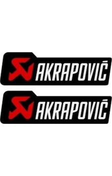Damla Sticker Akrapovic 2 Li 4.5cm x 3.5 Cm Motosiklet Aksesuar Damla Sticker Akrapovic 2 Li 4.5cm x 3.5 Cm Motosiklet Aksesuar