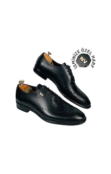 Twingold Kişiselleştirilebilir Premium Hakiki Deri Oxford Klasik Erkek Ayakkabı Siyah Siyah Twingold Kişiselleştirilebilir Premium Hakiki Deri Oxford Klasik Erkek Ayakkabı Siyah Siyah