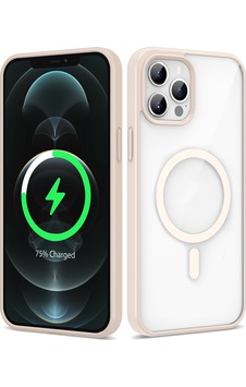 Apple Uyumlu iPhone 12 Pro Max Kılıf M-safe Wireless Şarj Özellikli Silikon Zore Ege Kapak Pembe Apple Uyumlu iPhone 12 Pro Max Kılıf M-safe Wireless Şarj Özellikli Silikon Zore Ege Kapak Pembe