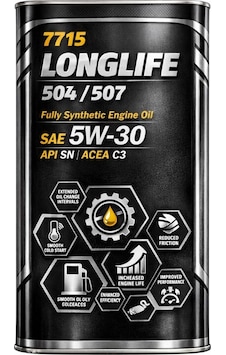 Longlife  5W-30 504/507 Tam Sentetik Motor Yağı