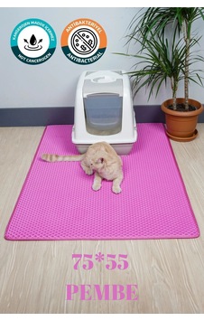 75x55 Cm Pembe Kedi Tuvaleti Kumu Paspası Kedi Matı Tuvalet Dahil Değildir Pembe 75x55 Cm Pembe Kedi Tuvaleti Kumu Paspası Kedi Matı Tuvalet Dahil Değildir Pembe
