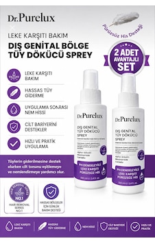 Leke Karşıtı Hassas Bölgelere Uygun Tüy Dökücü Sprey I Cilt Tonu Eşitlemeye Yardımcı 2x100ml Set Leke Karşıtı Hassas Bölgelere Uygun Tüy Dökücü Sprey I Cilt Tonu Eşitlemeye Yardımcı 2x100ml Set