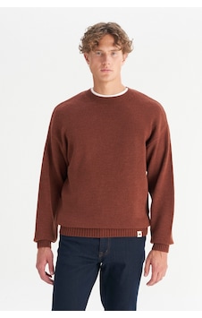 Wrangler Relaxed Fit Erkek Triko Kazak W2520156220 Kahverengi Wrangler Relaxed Fit Erkek Triko Kazak W2520156220 Kahverengi