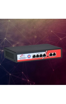 Ztech Zr-1004 4+2 Poe Switch 78 Watt 4 Port Poe + 2port Uplink Ztech Zr-1004 4+2 Poe Switch 78 Watt 4 Port Poe + 2port Uplink