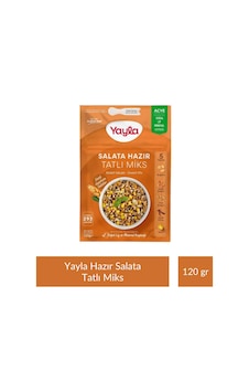 Yayla Salata Hazır Tatlı Miks 120 Gr Yayla Salata Hazır Tatlı Miks 120 Gr