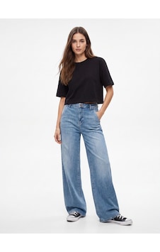 LTB Baby Tee Basic Bisiklet Yaka Siyah T-shırt LTB Baby Tee Basic Bisiklet Yaka Siyah T-shırt