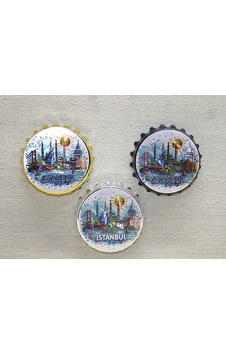 Metal Magnet İstanbul Temalı Alk4341 Metal Magnet İstanbul Temalı Alk4341