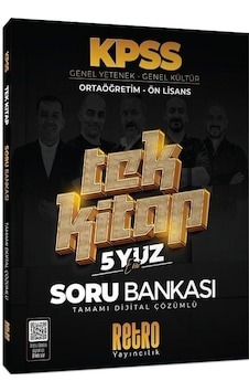 Retro 2026 Kpss Lise Ortaöğretim Ön Lisans 5yüz Soru Bankası Tek Kitap Çözümlü Retro Yayıncılık Retro 2026 Kpss Lise Ortaöğretim Ön Lisans 5yüz Soru Bankası Tek Kitap Çözümlü Retro Yayıncılık