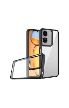 Xiaomi Redmi 13c Kılıf Zore Flora Kapak Siyah Xiaomi Redmi 13c Kılıf Zore Flora Kapak Siyah