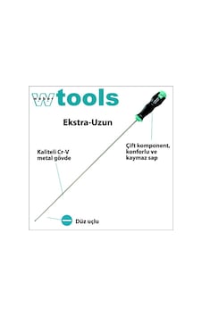 Weber Tools Extra Uzun Düz Uçlu Tornavida 30 x 300 MM Weber Tools Extra Uzun Düz Uçlu Tornavida 30 x 300 MM