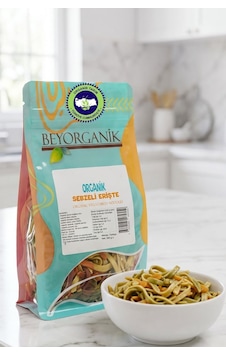 Organik Sebzeli Erişte 200gr Organik Sebzeli Erişte 200gr