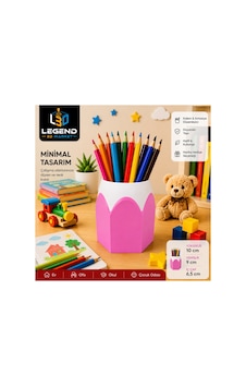 Kurşun Kalem Tasarımlı Renkli Masaüstü Düzenleyici 3d Baskı Çocuklar İçin Eğlenceli Masaüstü Organizer Pembe Kurşun Kalem Tasarımlı Renkli Masaüstü Düzenleyici 3d Baskı Çocuklar İçin Eğlenceli Masaüstü Organizer Pembe