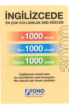 İngilizcede En Çok Kullanılan 3000 Sözcük- Fono Yayınları İngilizcede En Çok Kullanılan 3000 Sözcük- Fono Yayınları