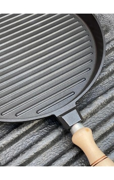 Döküm Izgara Tavası 31 Cm Çapında Döküm Izgara Tavası 31 Cm Çapında