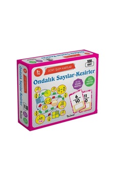 Ondalık Sayılar - Kesirler 9 Yaş Dört İşlem Kartlar - Ahmet Altay - Teleskop Popüler Bilim Ondalık Sayılar - Kesirler 9 Yaş Dört İşlem Kartlar - Ahmet Altay - Teleskop Popüler Bilim