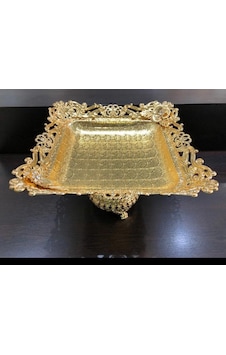 Gold Kristal Taşlı Çikolatalık Meyvelik Lkm-159